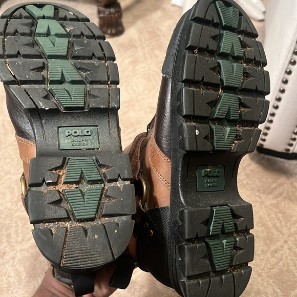 Brown polo boots with the zippers - Picture 6 of 6